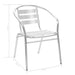 Set mobilier de exterior, 5 piese, argintiu, aluminiu - WALTI WALTI