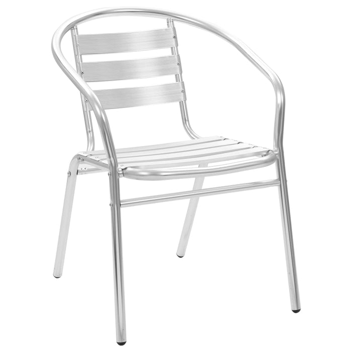 Set mobilier de exterior, 5 piese, argintiu, aluminiu - WALTI WALTI