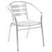 Set mobilier de exterior, 5 piese, argintiu, aluminiu - WALTI WALTI