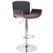 Scaun de bar, gri, material textil - WALTI WALTI