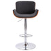 Scaun de bar, gri, material textil - WALTI WALTI