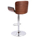 Scaun de bar, gri, material textil - WALTI WALTI
