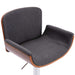 Scaun de bar, gri, material textil - WALTI WALTI