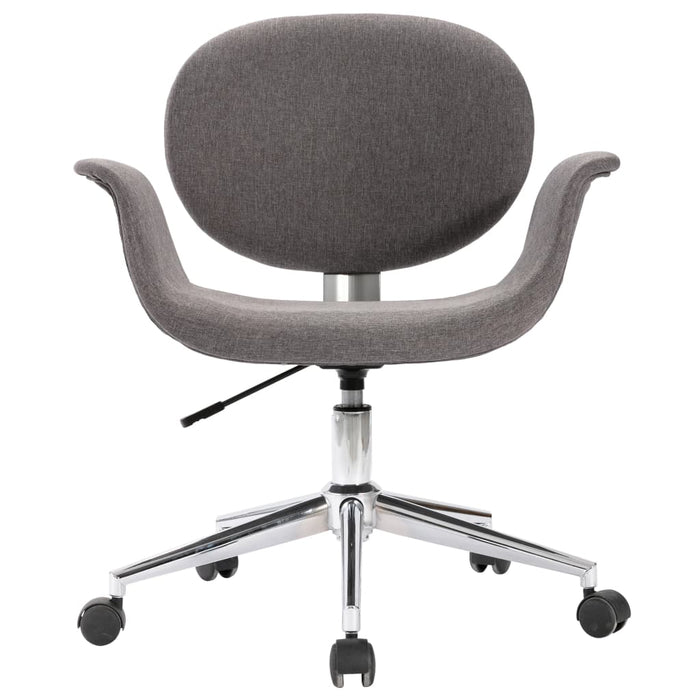 Scaun de sufragerie pivotant, gri, material textil - WALTI WALTI