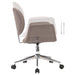 Scaun de sufragerie pivotant, gri taupe, material textil - WALTI WALTI