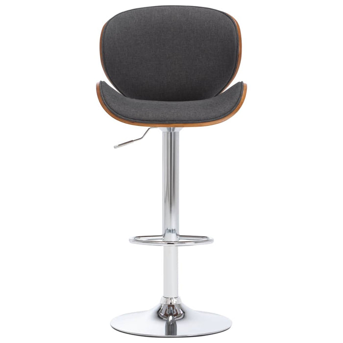 Scaun de bar, gri, material textil WALTI