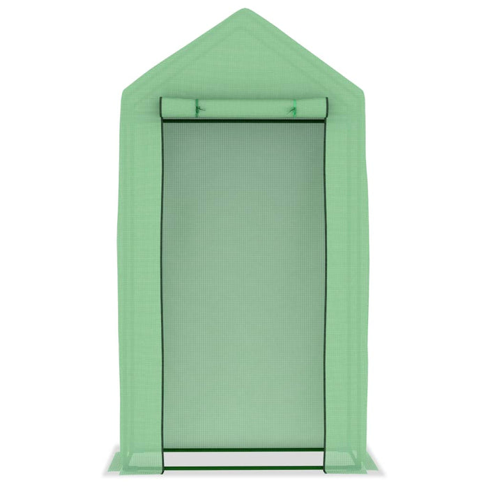 Seră cu cadru din oțel, 0,5 m², 1 x 0,5 x 1,9 cm - WALTI WALTI