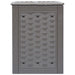 Compostoare grădină 3 buc. maro 60x60x83 cm 900 L plastic ratan - WALTI WALTI