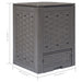 Compostoare grădină 3 buc. maro 60x60x83 cm 900 L plastic ratan - WALTI WALTI