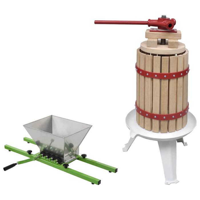 Set de presă și zdrobitor de fructe & vin, 2 piese WALTI