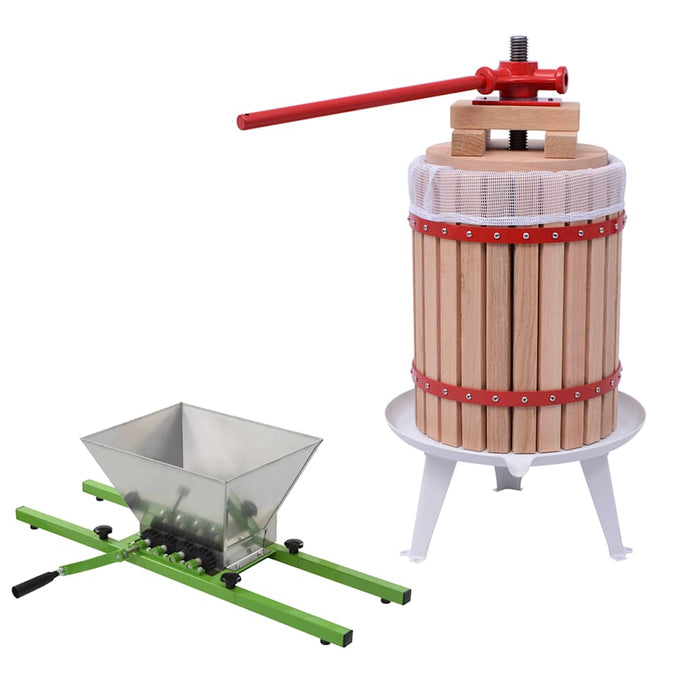 Set de presă și zdrobitor de fructe & vin, 2 piese WALTI
