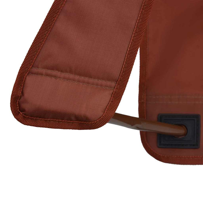 Scaune pliabile pentru copii, 2 buc., material textil maro WALTI