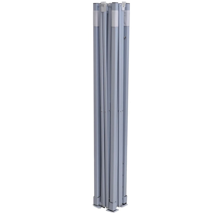 Cort de petrecere pliabil cu 4 pereți, albastru, 2 x 2 m, oțel - WALTI WALTI