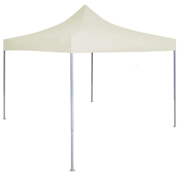 Cort de petrecere pliabil profesional, crem, 2 x 2 m, oțel - WALTI WALTI