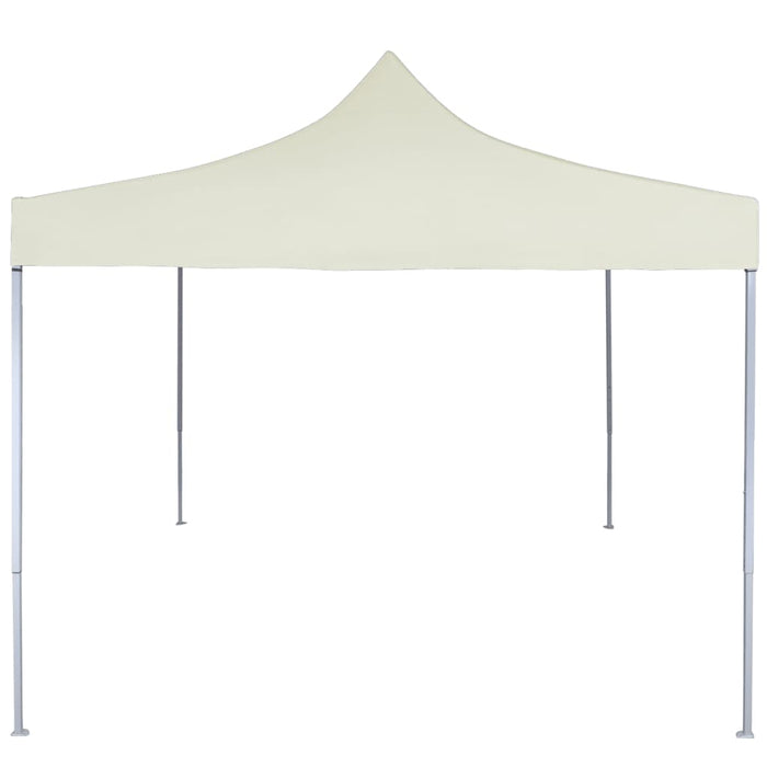 Cort de petrecere pliabil profesional, crem, 2 x 2 m, oțel - WALTI WALTI