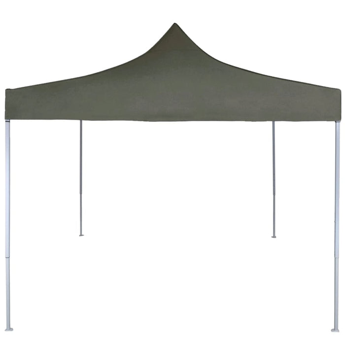 Cort de petrecere pliabil profesional, antracit, 2 x 2 m, oțel - WALTI WALTI