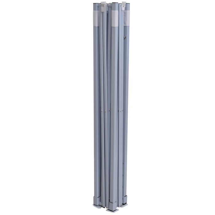 Cort de petrecere pliabil cu 2 pereți, antracit, 2 x 2 m, oțel - WALTI WALTI
