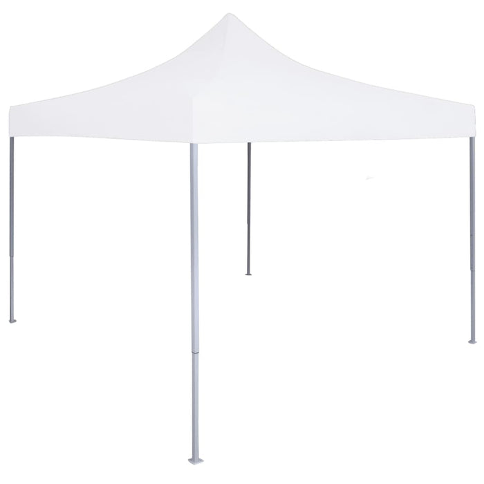 Cort de petrecere pliabil profesional, alb, 2 x 2 m, oțel - WALTI WALTI