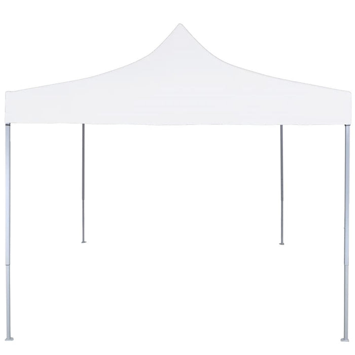 Cort de petrecere pliabil profesional, alb, 2 x 2 m, oțel - WALTI WALTI