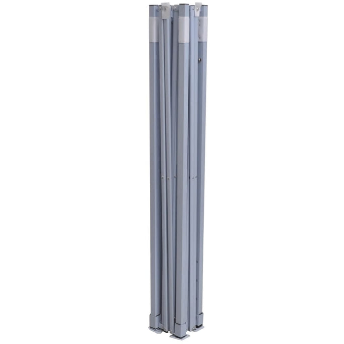 Cort de petrecere pliabil cu 4 pereți, alb, 2 x 2 m, oțel - WALTI WALTI