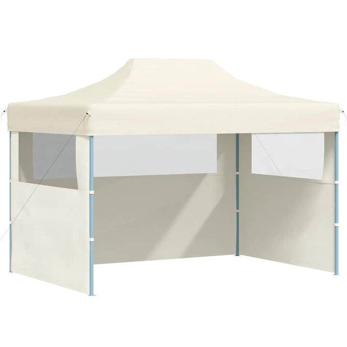 Cort de petrecere pliabil cu 3 pereți, crem, 3 x 4 m, oțel - WALTI WALTI