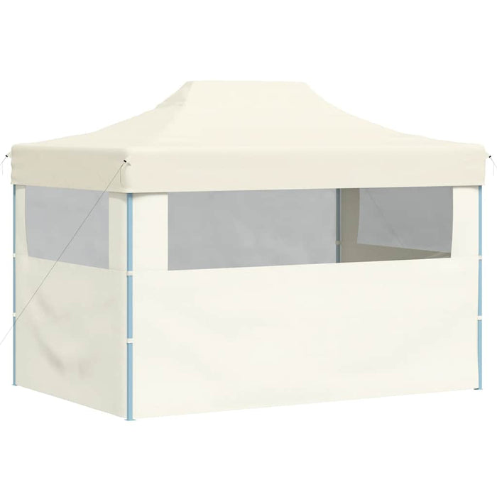 Cort de petrecere pliabil cu 3 pereți, crem, 3 x 4 m, oțel - WALTI WALTI
