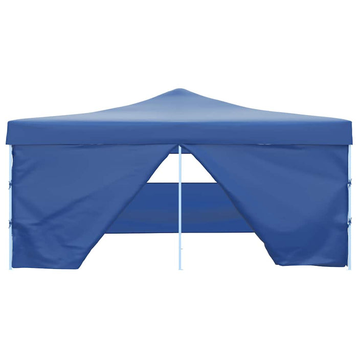 Pavilion pliabil cu 4 pereți laterali, albastru, 5 x 5 m WALTI