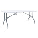 Masă de grădină pliabilă, alb, 180x72x72 cm, HDPE - WALTI WALTI