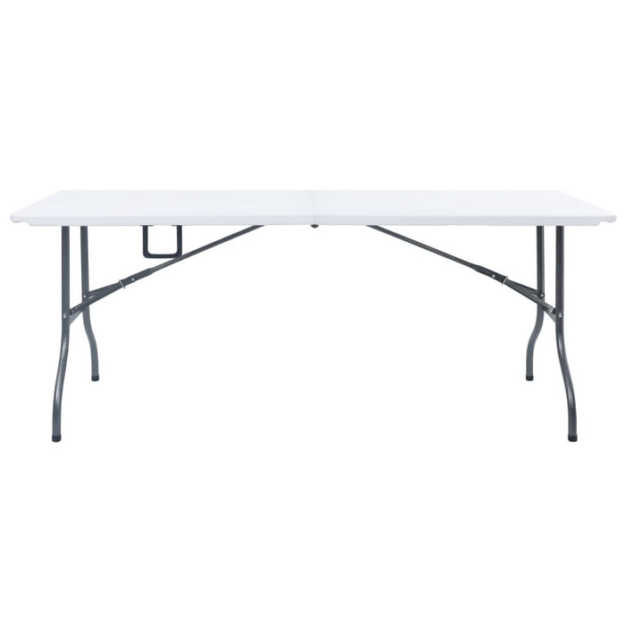 Masă de grădină pliabilă, alb, 180x72x72 cm, HDPE - WALTI WALTI