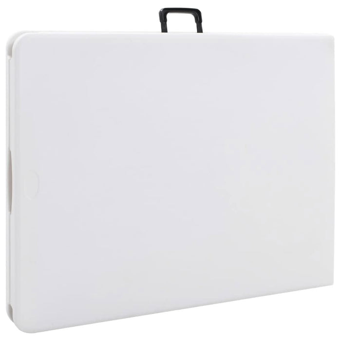 Masă de grădină pliabilă, alb, 180x72x72 cm, HDPE - WALTI WALTI