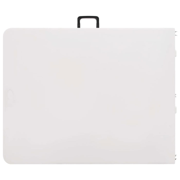 Masă de grădină pliabilă, alb, 180x72x72 cm, HDPE - WALTI WALTI