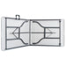 Masă de grădină pliabilă, alb, 180x72x72 cm, HDPE - WALTI WALTI