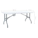 Masă de grădină pliabilă, alb, 180x72x72 cm, HDPE - WALTI WALTI