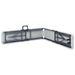 Bănci de grădină pliabile, 2 buc., alb, 180 cm, HDPE - WALTI WALTI