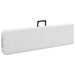 Bănci de grădină pliabile, 2 buc., alb, 180 cm, HDPE - WALTI WALTI