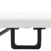 Bănci de grădină pliabile, 2 buc., alb, 180 cm, HDPE - WALTI WALTI
