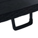 Masă grădină pliabilă, negru, 180x75x72 cm, HDPE imitație ratan - WALTI WALTI