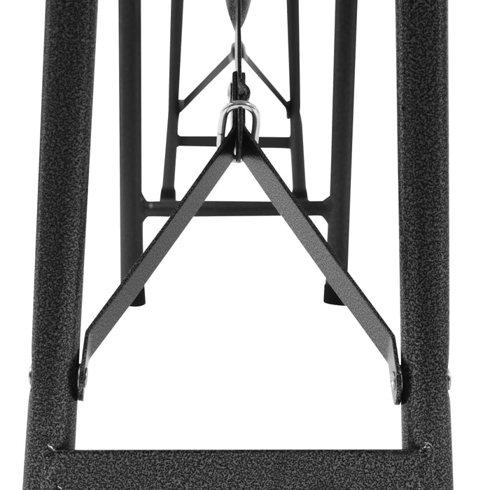 Bănci de grădină pliabile, 2 buc., negru, 180 cm, HDPE - WALTI WALTI