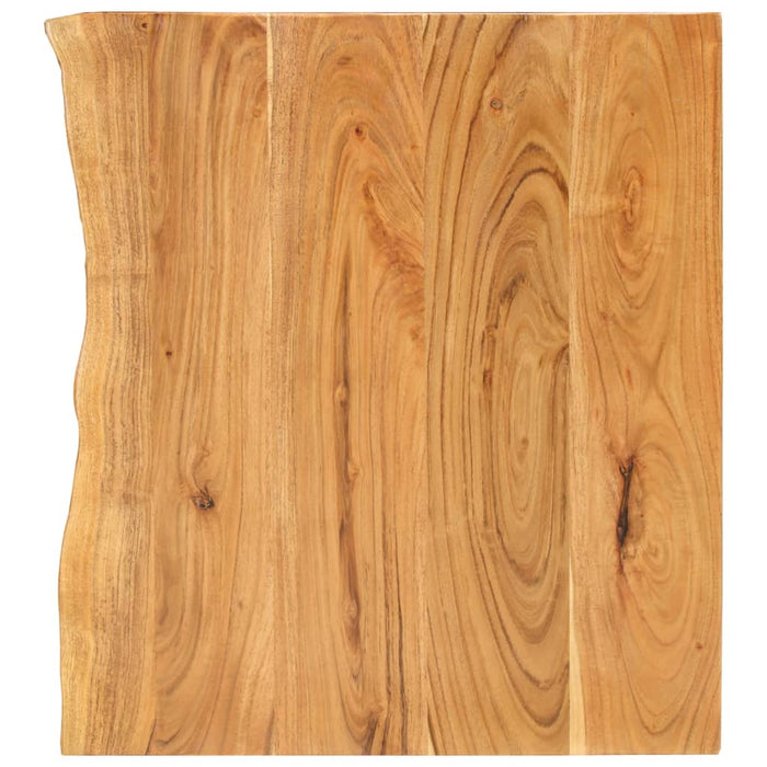 Blat lavoar de baie, 58x52x2,5 cm, lemn masiv de acacia WALTI