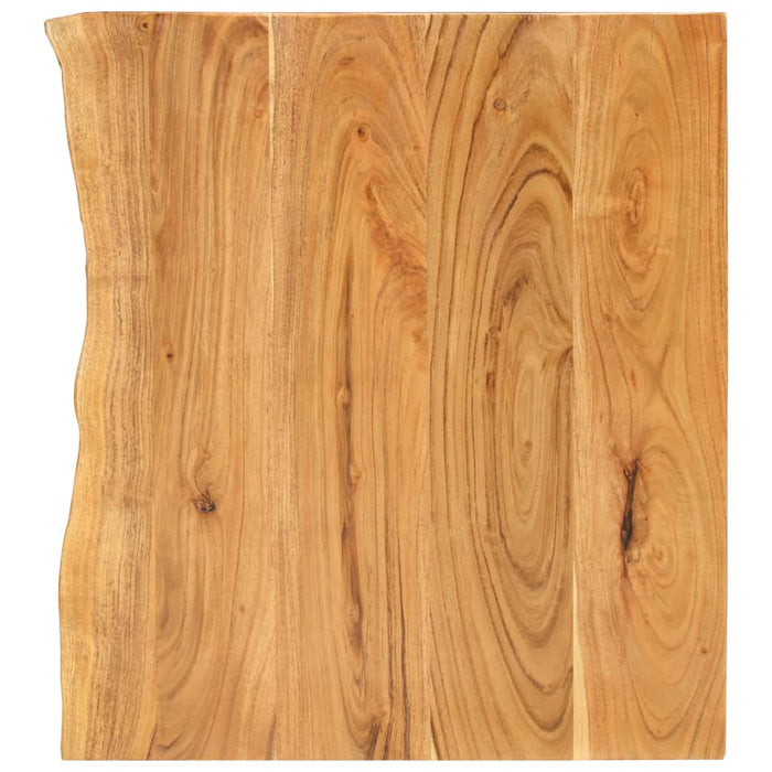 Blat lavoar de baie, 80x52x2,5 cm, lemn masiv de acacia WALTI