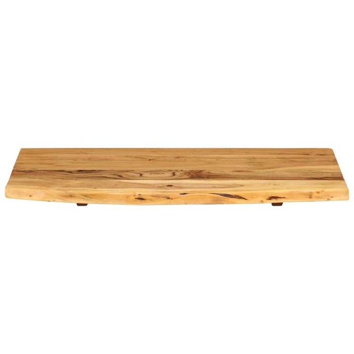 Blat lavoar de baie, 80x52x2,5 cm, lemn masiv de acacia WALTI