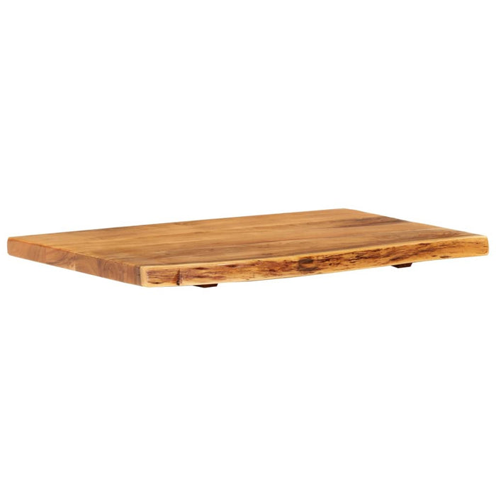 Blat lavoar de baie, 80x52x3,8 cm, lemn masiv de acacia WALTI