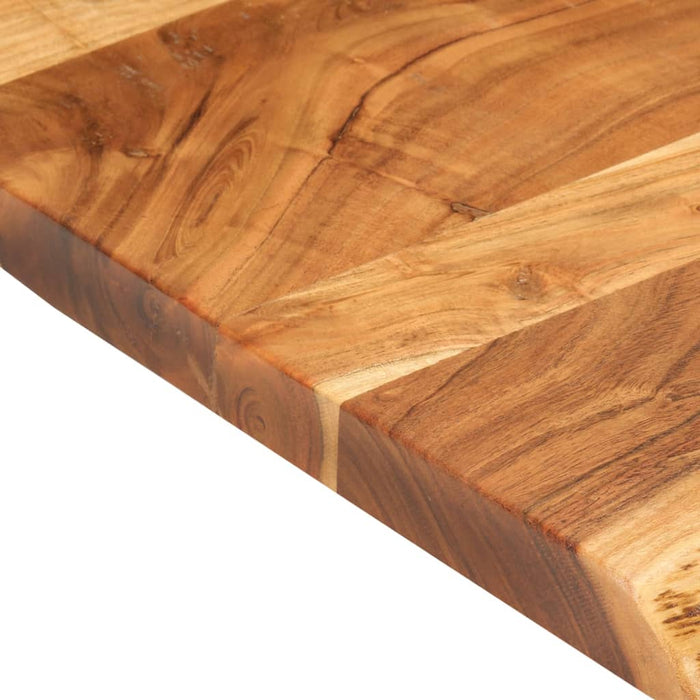 Blat lavoar de baie, 80x52x3,8 cm, lemn masiv de acacia WALTI