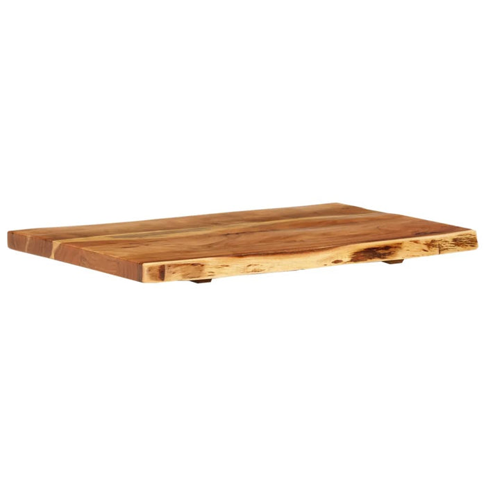 Blat lavoar de baie, 80x52x3,8 cm, lemn masiv de acacia WALTI