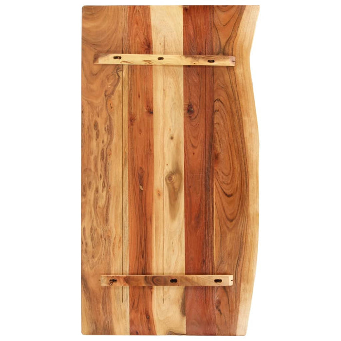 Blat lavoar de baie, 100x52x2,5 cm, lemn masiv de acacia WALTI