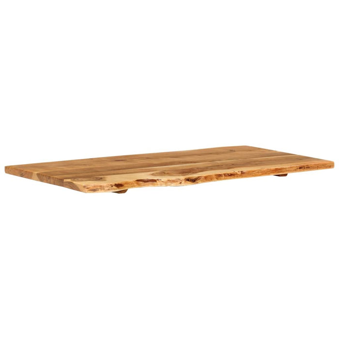 Blat lavoar de baie, 100x52x2,5 cm, lemn masiv de acacia WALTI