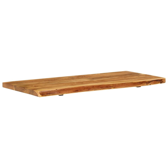 Blat lavoar de baie, 114x52x4 cm, lemn masiv de acacia - WALTI WALTI