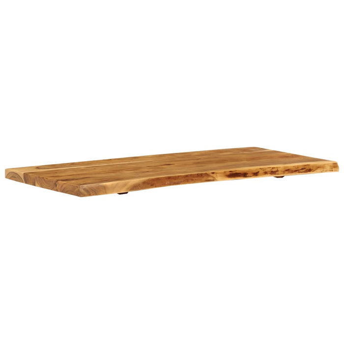 Blat lavoar de baie, 114x52x4 cm, lemn masiv de acacia - WALTI WALTI