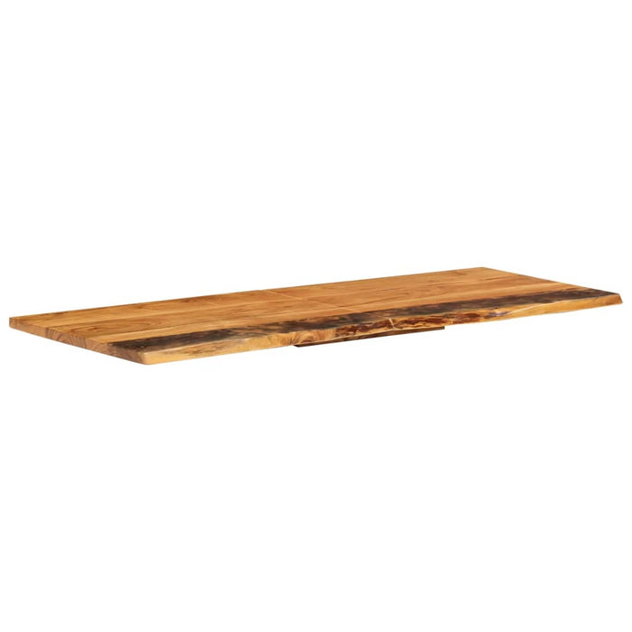 Blat lavoar de baie, 140x52x2,5 cm, lemn masiv de acacia WALTI