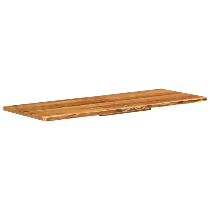 Blat lavoar de baie, 140x52x2,5 cm, lemn masiv de acacia WALTI